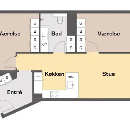 Fantastic 2-Br Apartment In Odense Harbour - 138 Apartman Odense